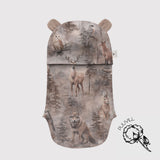 Kõrvadega puuvillane tuukrimüts Liam - Forest animals