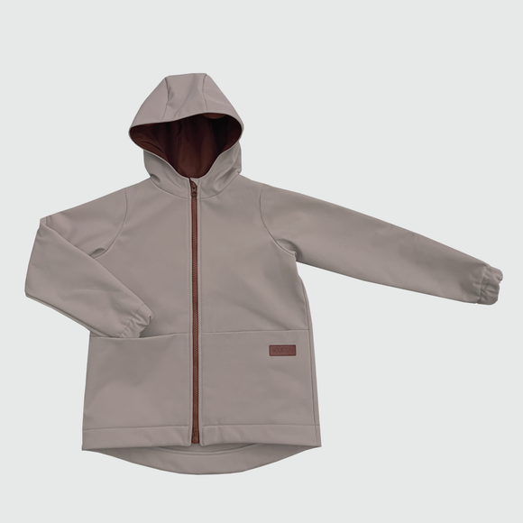 Softshell parka Beige