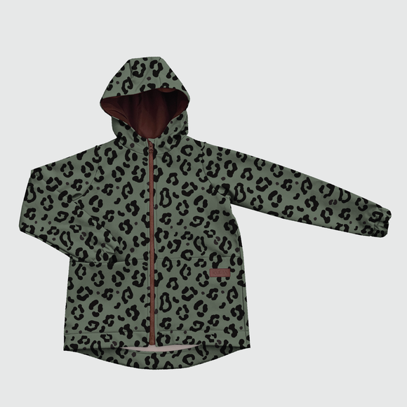 Softshell parka Leopard Khaki